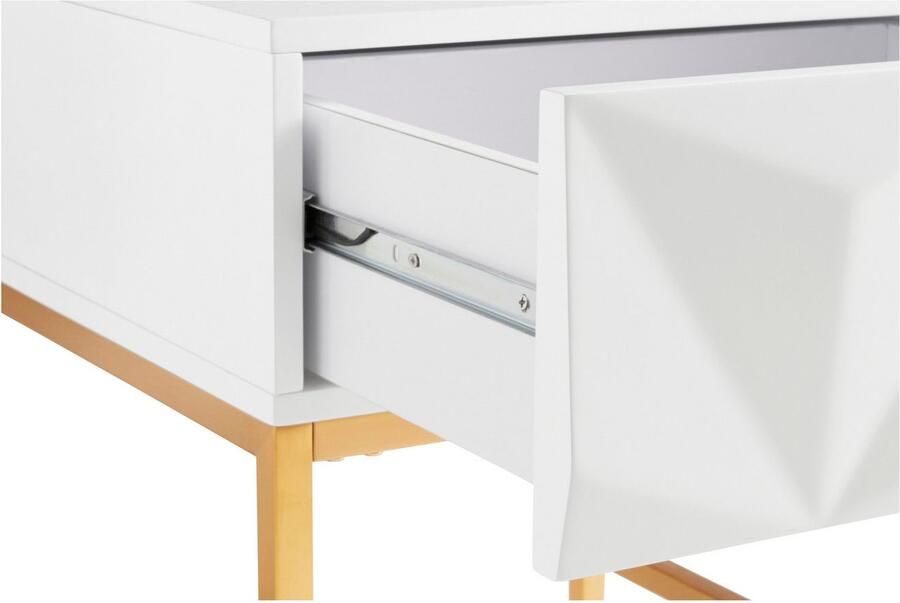 Leonique Bijzettafel Minfi TOPSELLER! OTTOs keuze Lade met 3D-front ook als nachtkastje geschikt breedte 50 cm - Foto 3