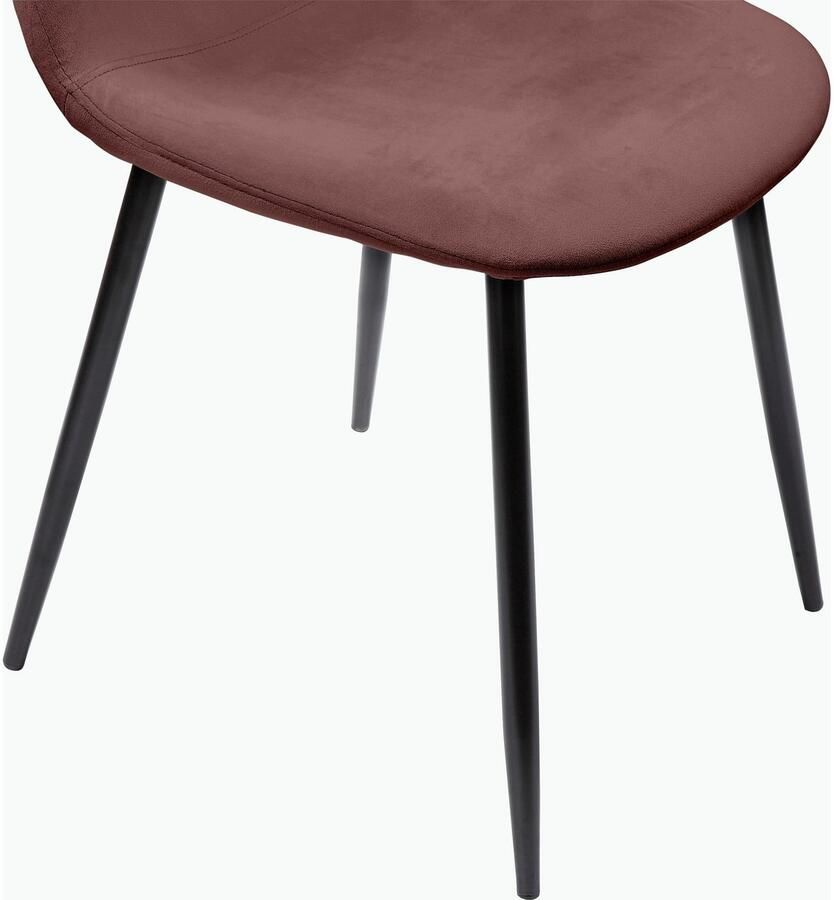 Leonique Eethoek Eadwine TOPSELLER! Tafel plus 4 stoelen zitgroep bestaande uit eettafel 160 cm en 4 eetkamerstoelen gestoffeerde stoelen (set 5-delig) - Foto 2