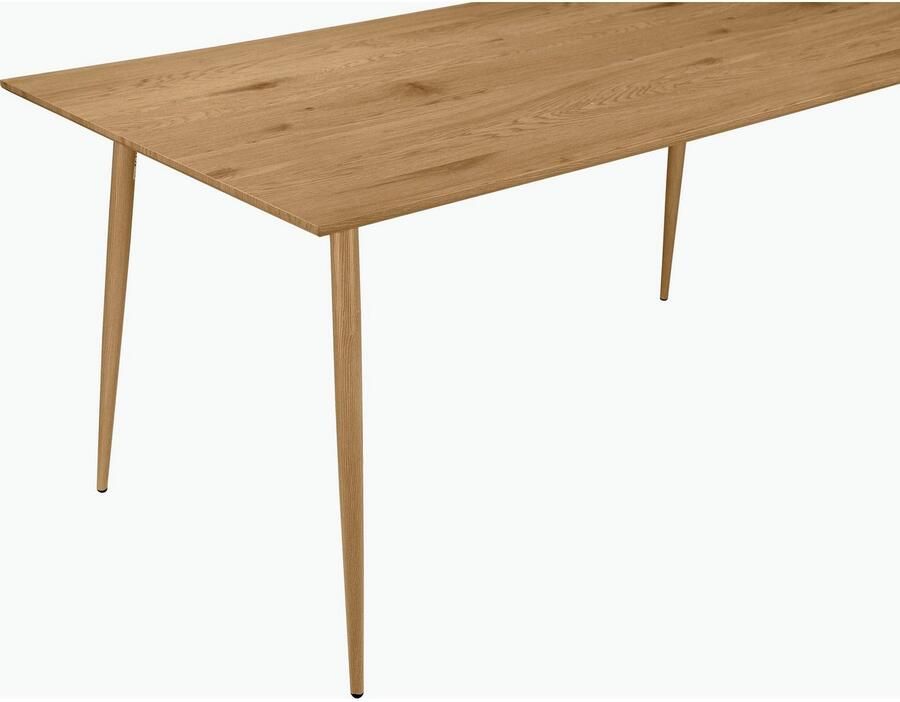 Leonique Eethoek Eadwine TOPSELLER! Tafel plus 4 stoelen zitgroep bestaande uit eettafel 160 cm en 4 eetkamerstoelen gestoffeerde stoelen (set 5-delig) - Foto 5