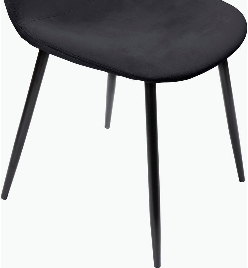 Leonique Eethoek Eadwine TOPSELLER! Tafel plus 4 stoelen zitgroep bestaande uit eettafel 160 cm en 4 eetkamerstoelen gestoffeerde stoelen (set 5-delig) - Foto 2