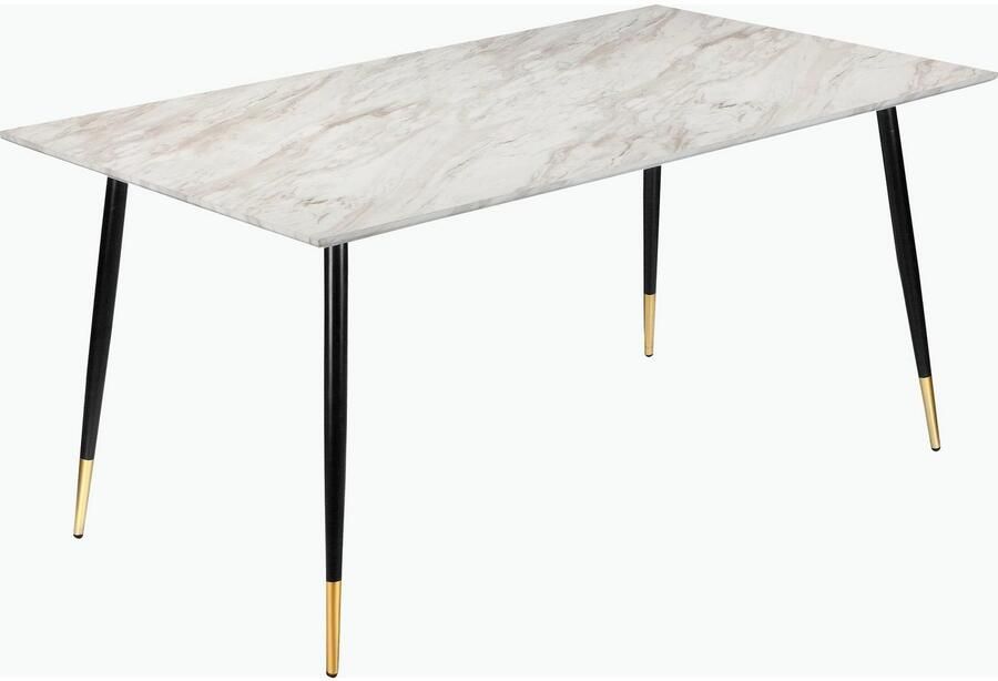 Leonique Eethoek Eadwine TOPSELLER! Tafel plus 4 stoelen zitgroep bestaande uit eettafel 160 cm en 4 eetkamerstoelen gestoffeerde stoelen (set 5-delig) - Foto 7