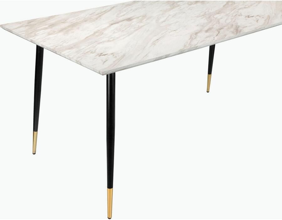 Leonique Eethoek Eadwine TOPSELLER! Tafel plus 4 stoelen zitgroep bestaande uit eettafel 160 cm en 4 eetkamerstoelen gestoffeerde stoelen (set 5-delig) - Foto 4