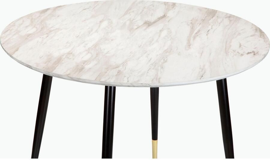 Leonique Eethoek Eadwine TOPSELLER! Zitgroep eettafel plus 4 eetkamerstoelen (set 5-delig) - Foto 5