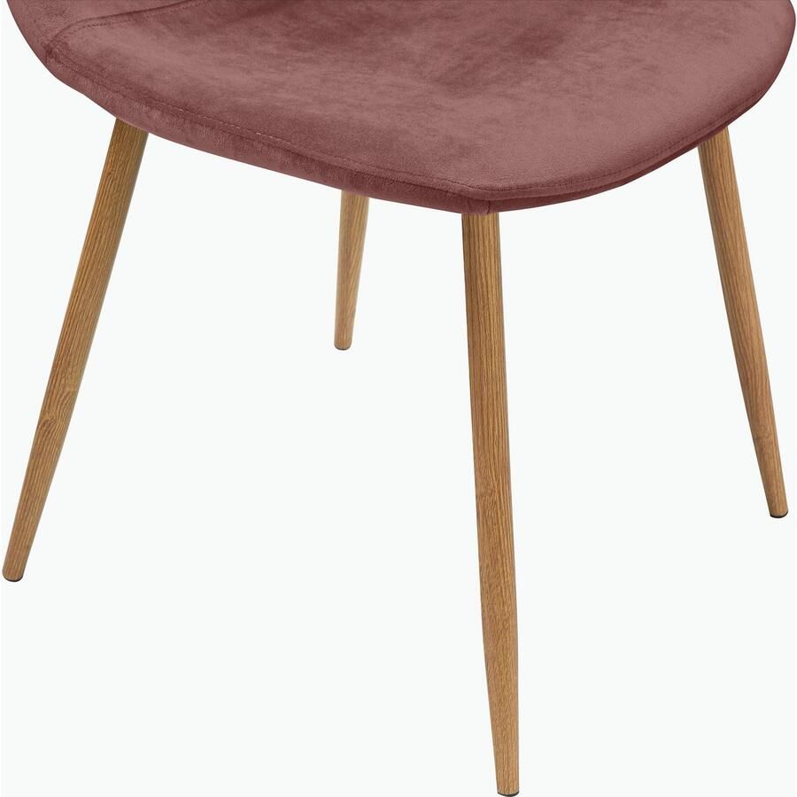 Leonique Eethoek Eadwine TOPSELLER! Zitgroep eettafel plus 4 eetkamerstoelen (set 5-delig) - Foto 2