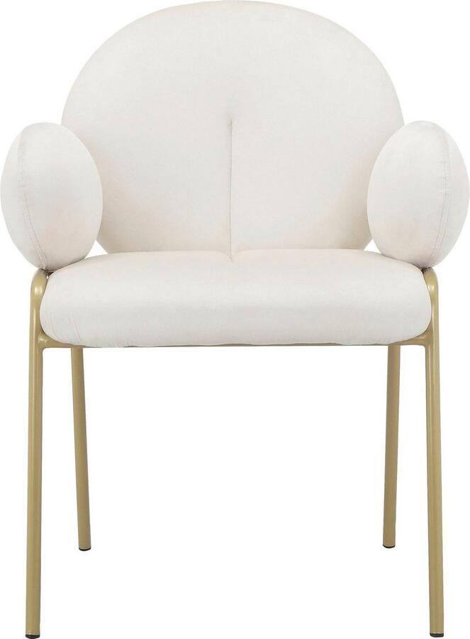 Leonique Eetkamerstoel Albie Zacht verdikte zitting en rugleuning onderstel van metaal zithoogte 48 5 cm (2 stuks) - Foto 5