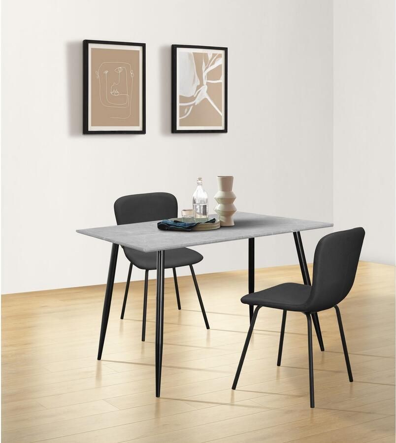 Leonique Eettafel Eadwine Topseller! Tafel keukentafel Frame van metaal in verschillende maten en kleuren (1 stuk) - Foto 4