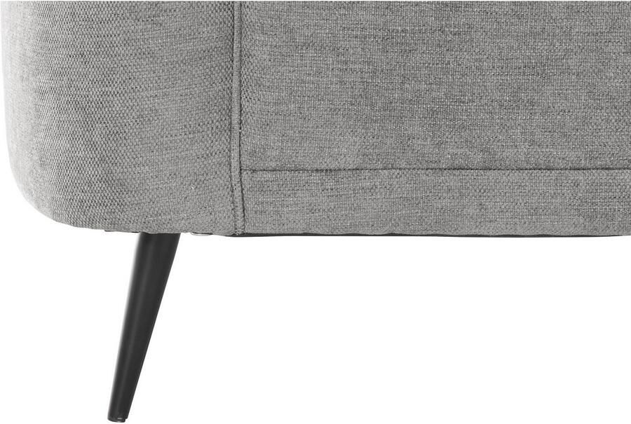 Leonique Fauteuil Ashly in 3 overtrekvarianten bouclé fluwelige look en zachte structuurstof. - Foto 5