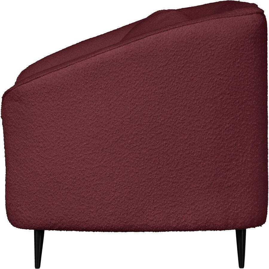 Leonique Fauteuil Ashly in 3 overtrekvarianten bouclé fluwelige look en zachte structuurstof.