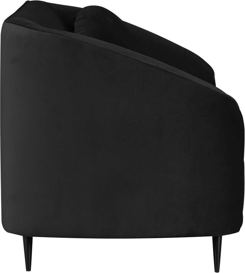 Leonique Fauteuil Ashly in 3 overtrekvarianten bouclé fluwelige look en zachte structuurstof.