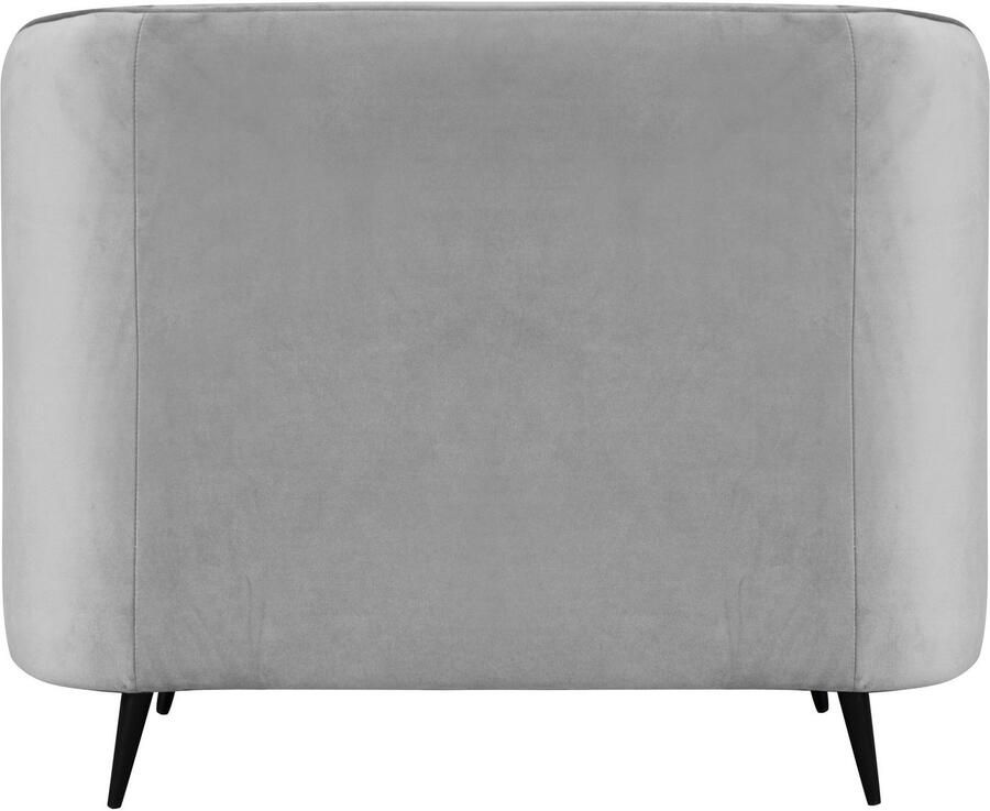 Leonique Fauteuil Ashly in 3 overtrekvarianten bouclé fluwelige look en zachte structuurstof. - Foto 2