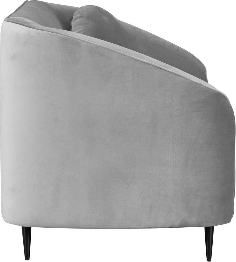 Leonique Fauteuil Ashly in 3 overtrekvarianten bouclé fluwelige look en zachte structuurstof.