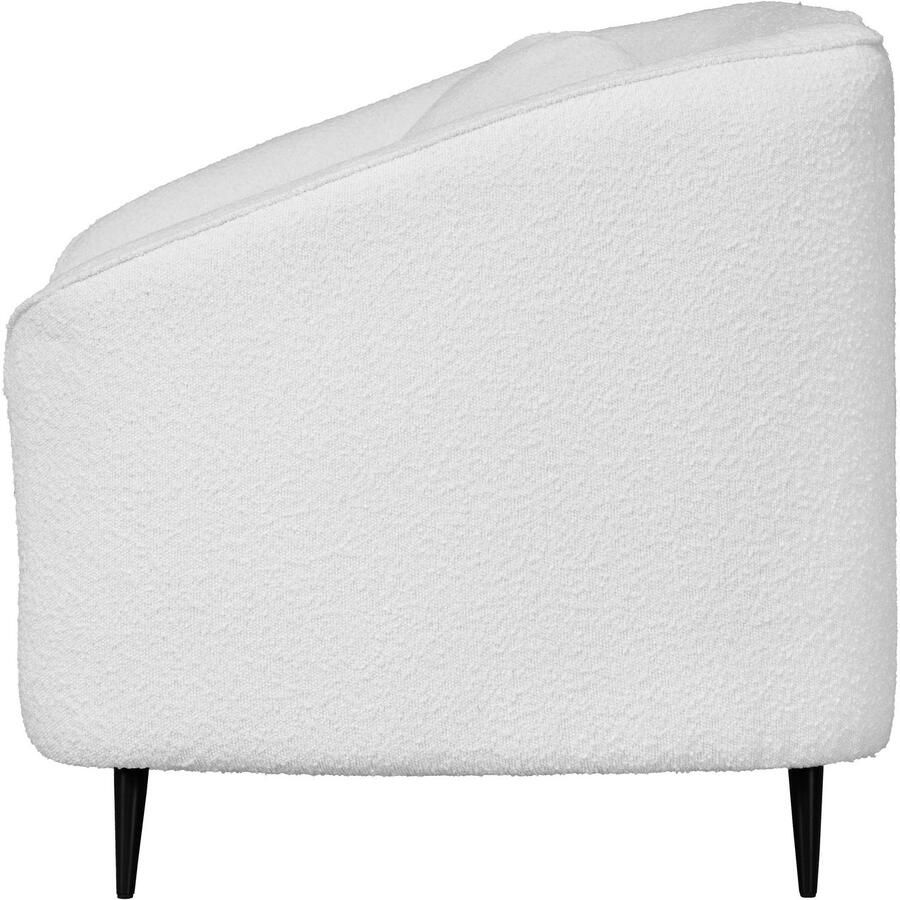 Leonique Fauteuil Ashly in 3 overtrekvarianten bouclé fluwelige look en zachte structuurstof.