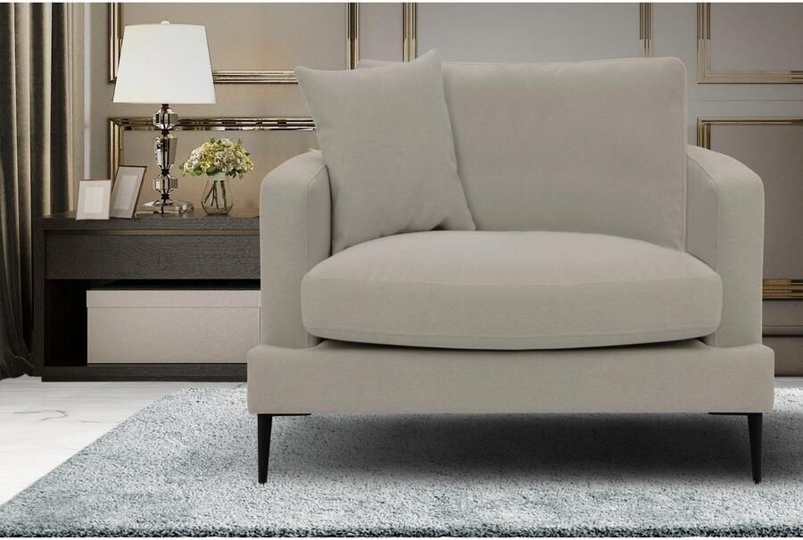 Home affaire Fauteuil Cozy loungesstoel designstoel afmetingen B D H: 91 97 80 cm - Foto 5