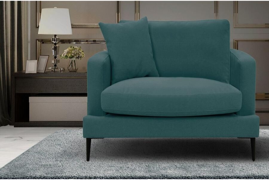 Home affaire Fauteuil Cozy loungesstoel designstoel afmetingen B D H: 91 97 80 cm - Foto 5