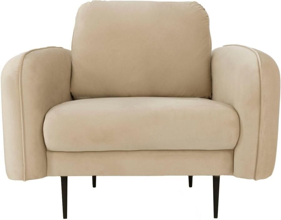 Leonique Fauteuil Skidi met losse rugkussens en opstaande naad boven op de armleuning - Foto 2
