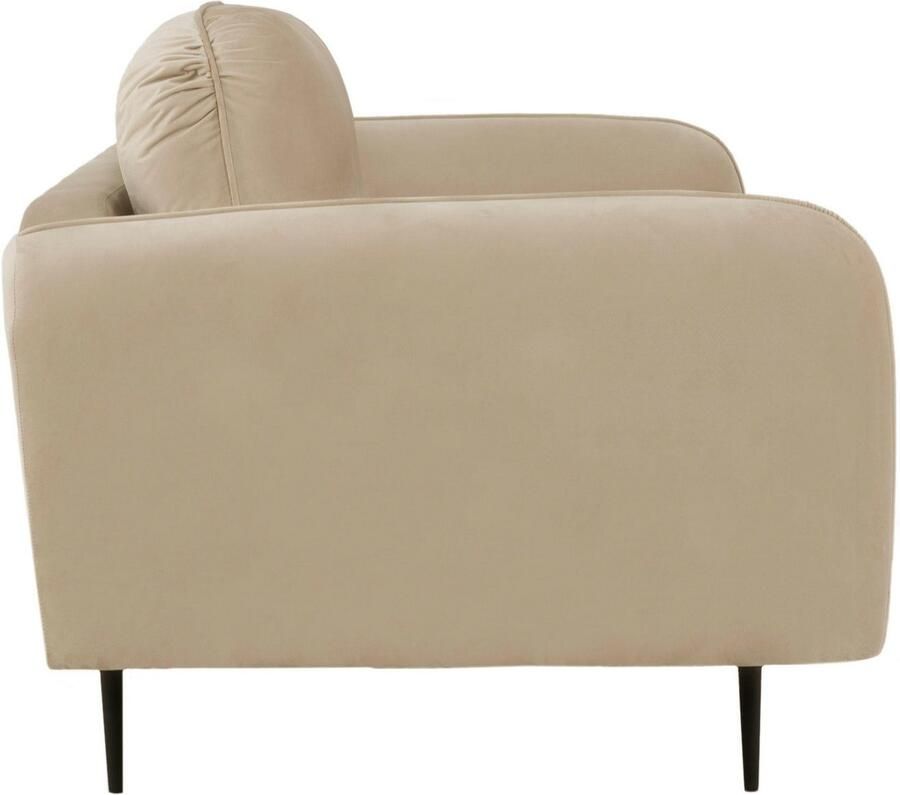 Leonique Fauteuil Skidi met losse rugkussens en opstaande naad boven op de armleuning
