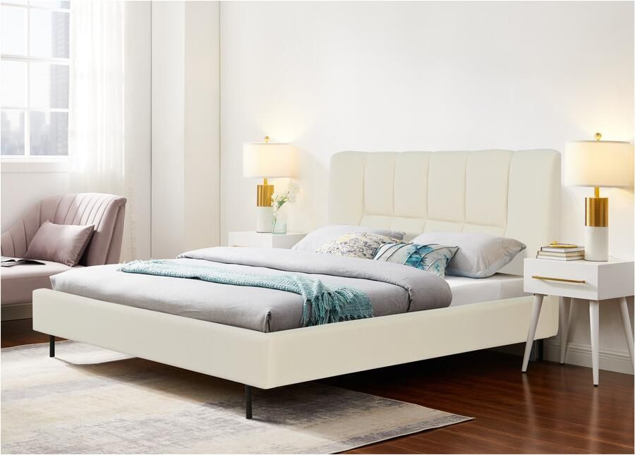 Leonique Gestoffeerd bed Silene inclusief lattenbodem verkrijgbaar in 140 & 180 cm breedte - Foto 6