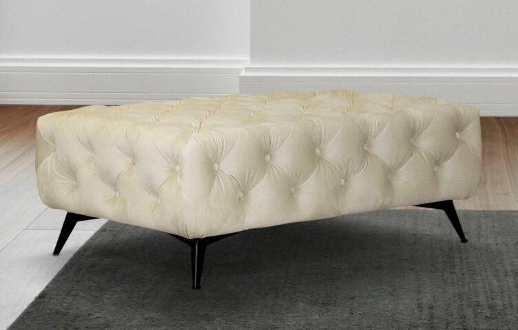 Leonique Hocker Amaury Chesterfield-look breedte 120 cm kleur van de poten ter keuze - Foto 5