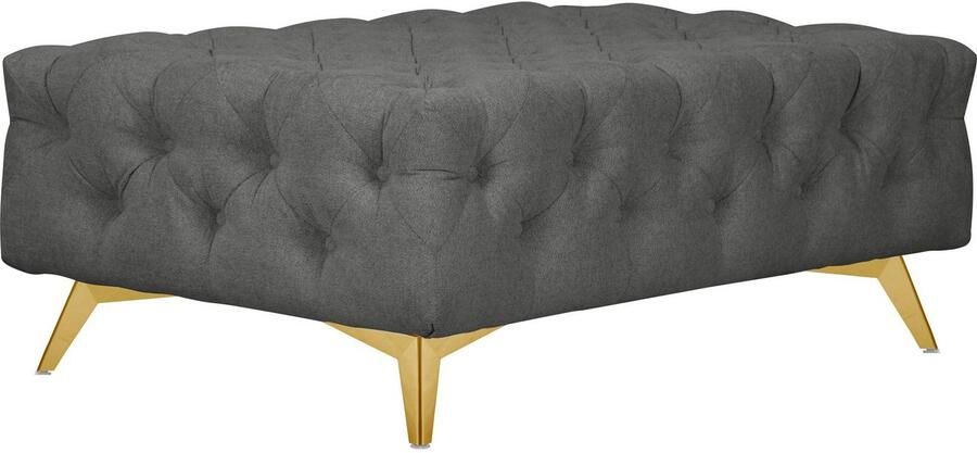 Leonique Hocker Amaury Chesterfield-look breedte 120 cm kleur van de poten ter keuze - Foto 3