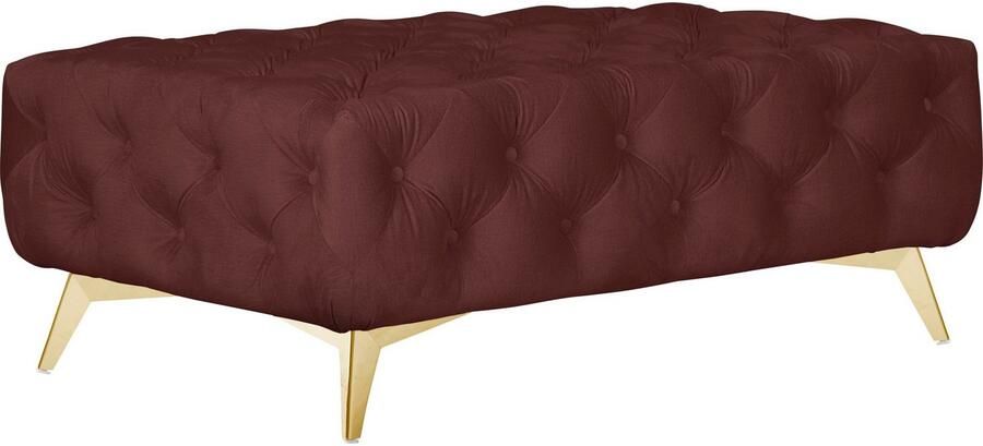 Leonique Hocker Amaury Chesterfield-look breedte 120 cm kleur van de poten ter keuze - Foto 3