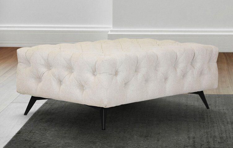 Leonique Hocker Amaury Chesterfield-look breedte 120 cm kleur van de poten ter keuze - Foto 6