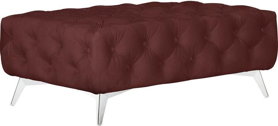 Leonique Hocker Amaury Chesterfield-look breedte 120 cm kleur van de poten ter keuze - Foto 3