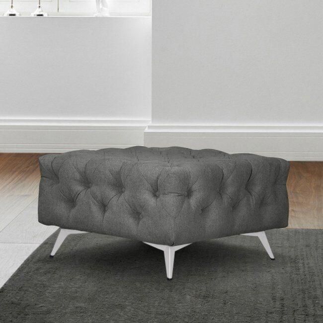 Leonique Hocker Amaury Chesterfield-look breedte 80 cm kleur van de poten ter keuze - Foto 4