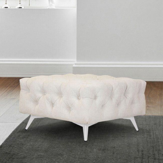 Leonique Hocker Amaury Chesterfield-look breedte 80 cm kleur van de poten ter keuze - Foto 4