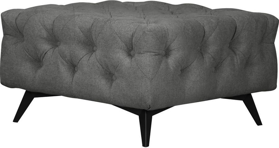 Leonique Hocker Amaury Chesterfield-look breedte 80 cm kleur van de poten ter keuze - Foto 4