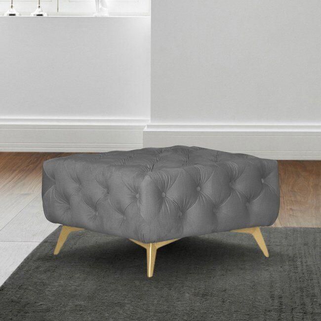 Leonique Hocker Amaury Chesterfield-look breedte 80 cm kleur van de poten ter keuze - Foto 3