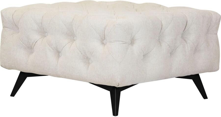 Leonique Hocker Amaury Chesterfield-look breedte 80 cm kleur van de poten ter keuze - Foto 4