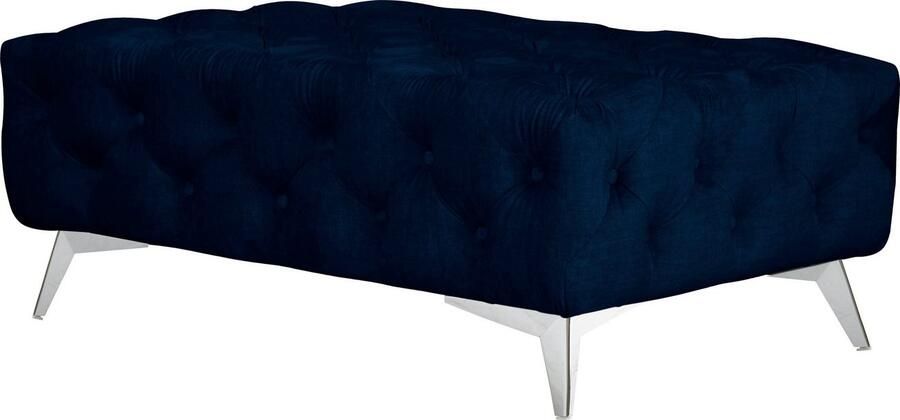 Leonique Hocker Glynis luxueuze capitonnage moderne chesterfield look kleur van de poten ter keuze - Foto 5