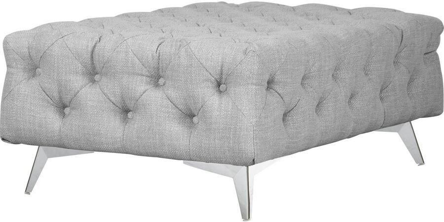 Leonique Hocker Glynis luxueuze capitonnage moderne chesterfield look kleur van de poten ter keuze - Foto 4
