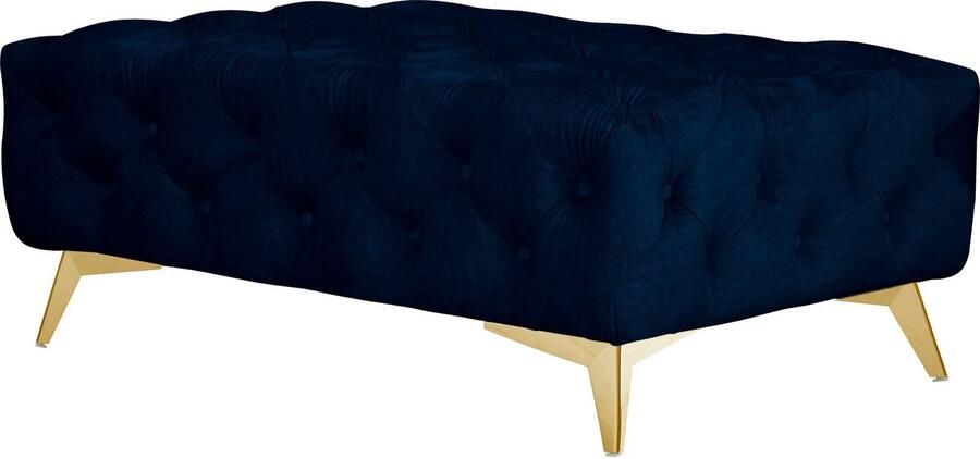 Leonique Hocker Glynis luxueuze capitonnage moderne chesterfield look kleur van de poten ter keuze - Foto 4