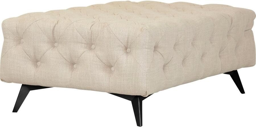 Leonique Hocker Glynis luxueuze capitonnage moderne chesterfield look kleur van de poten ter keuze - Foto 5