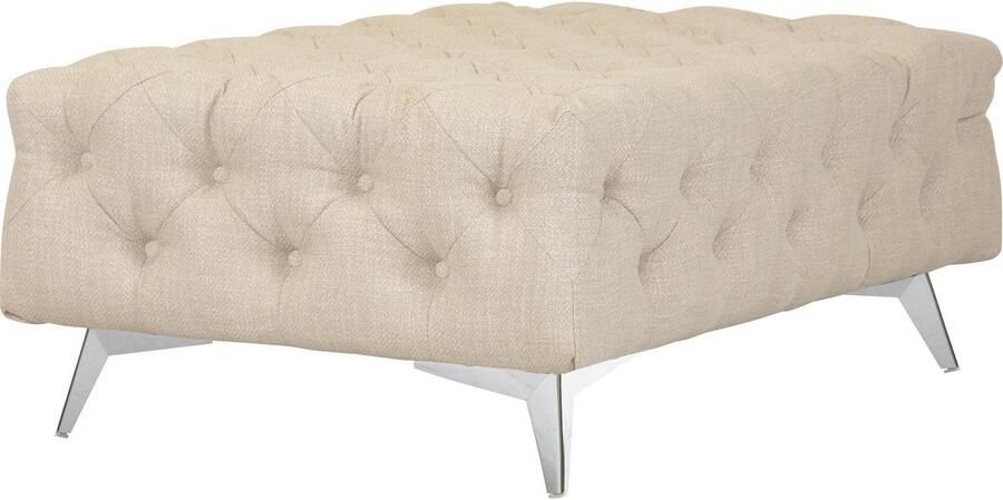 Leonique Hocker Glynis luxueuze capitonnage moderne chesterfield look kleur van de poten ter keuze - Foto 5
