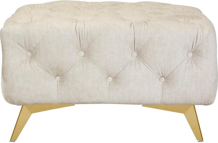Leonique Hocker Glynis luxueuze capitonnage moderne chesterfield look kleur van de poten ter keuze - Foto 4