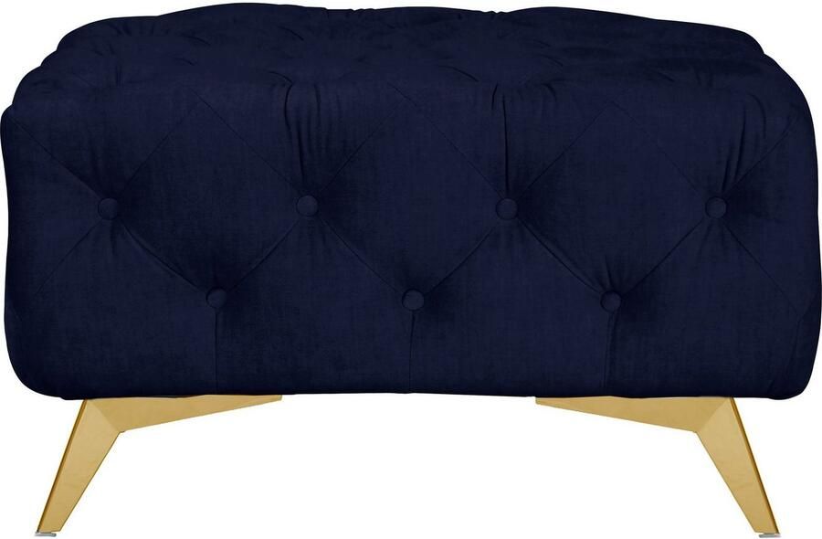 Leonique Hocker Glynis luxueuze capitonnage moderne chesterfield look kleur van de poten ter keuze - Foto 4