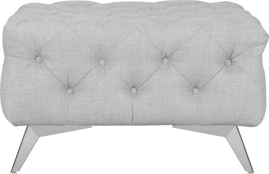 Leonique Hocker Glynis luxueuze capitonnage moderne chesterfield look kleur van de poten ter keuze - Foto 3