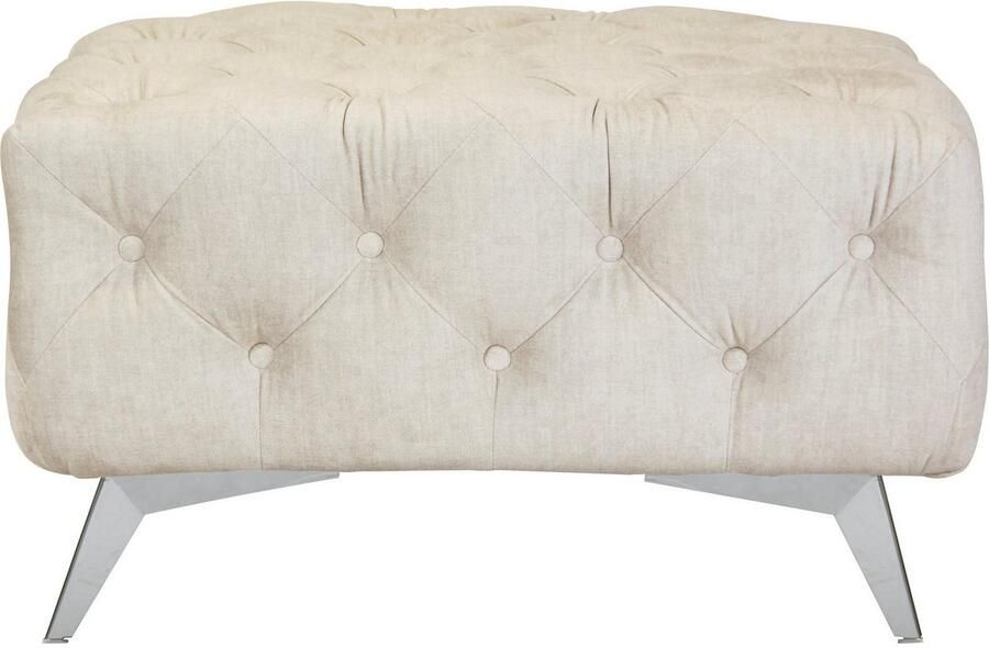 Leonique Hocker Glynis luxueuze capitonnage moderne chesterfield look kleur van de poten ter keuze - Foto 3