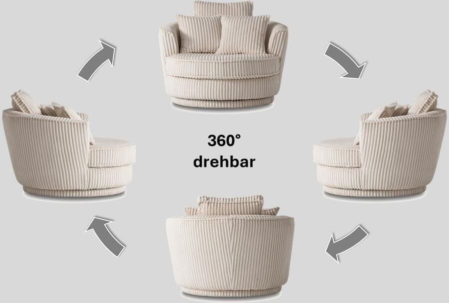 Leonique Hocker MAISIE passende aanvulling op de Big-draai fauteuil - Foto 7