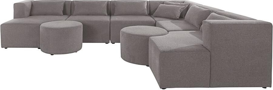 Leonique Hoekbank Alexane L-vorm samengesteld uit modules in vele stofkwaliteiten en kleuren - Foto 4