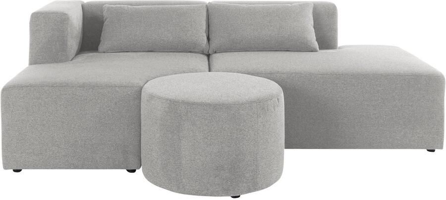 Leonique Hoekbank Alexane L-vorm samengesteld uit modules in vele stofkwaliteiten en kleuren. - Foto 3