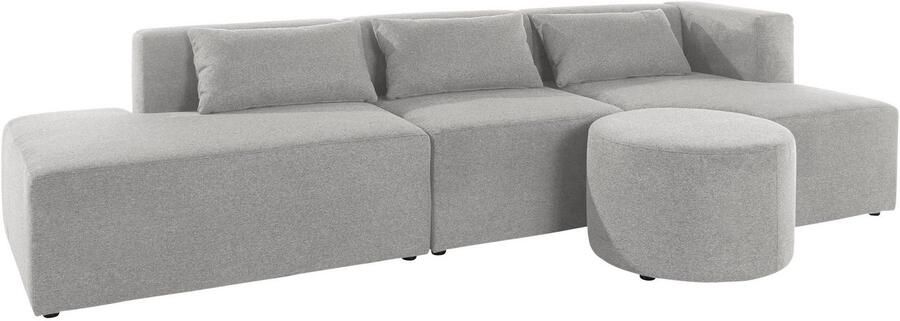 Leonique Hoekbank Alexane L-vorm samengesteld uit modules in vele stofkwaliteiten en kleuren - Foto 4