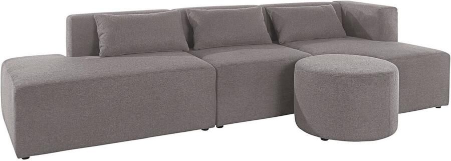 Leonique Hoekbank Alexane L-vorm samengesteld uit modules in vele stofkwaliteiten en kleuren - Foto 4