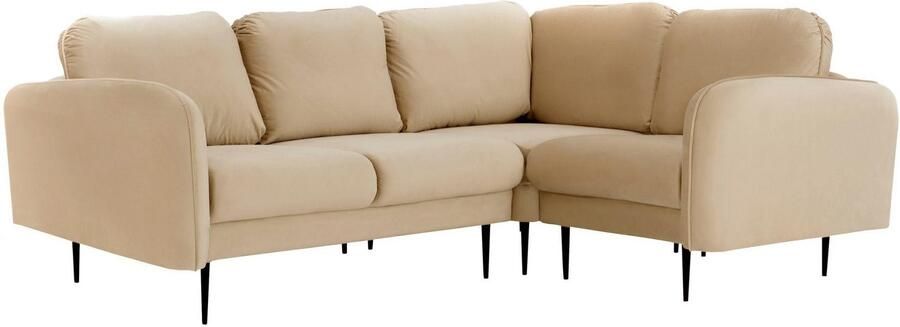 Leonique Hoekbank Skidi L-vorm met losse rugkussens en opstaande naad boven op de armleuning - Foto 8