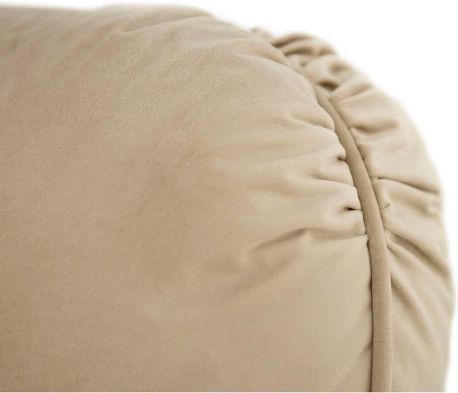 Leonique Hoekbank Skidi L-vorm met losse rugkussens en opstaande naad boven op de armleuning