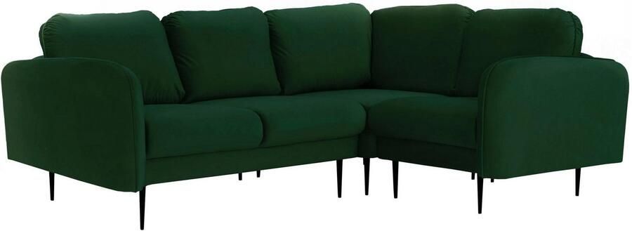 Leonique Hoekbank Skidi L-vorm met losse rugkussens en opstaande naad boven op de armleuning - Foto 3