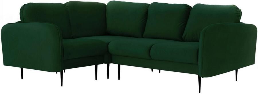 Leonique Hoekbank Skidi L-vorm met losse rugkussens en opstaande naad boven op de armleuning - Foto 3