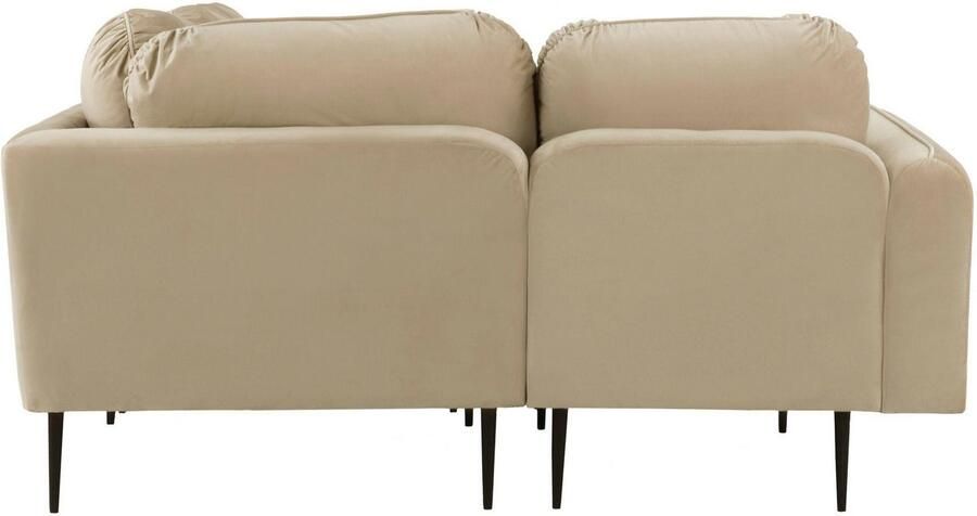 Leonique Hoekbank Skidi L-vorm met losse rugkussens en opstaande naad boven op de armleuning - Foto 4